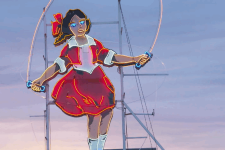 Skipping to scrolling: The sign getting kids offline and outside