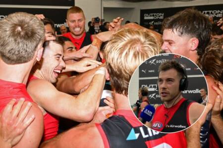 Zach Merrett responds to recent scrutiny after drought-breaking win