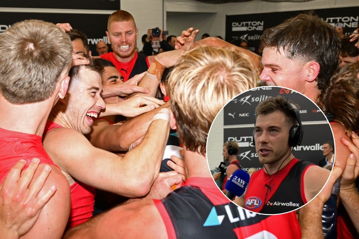 Article image for Zach Merrett responds to recent scrutiny after drought-breaking win
