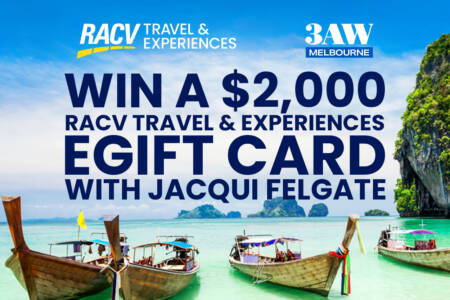 Win a $2000 RACV Travel and Experiences eGift card with Jacqui Felgate