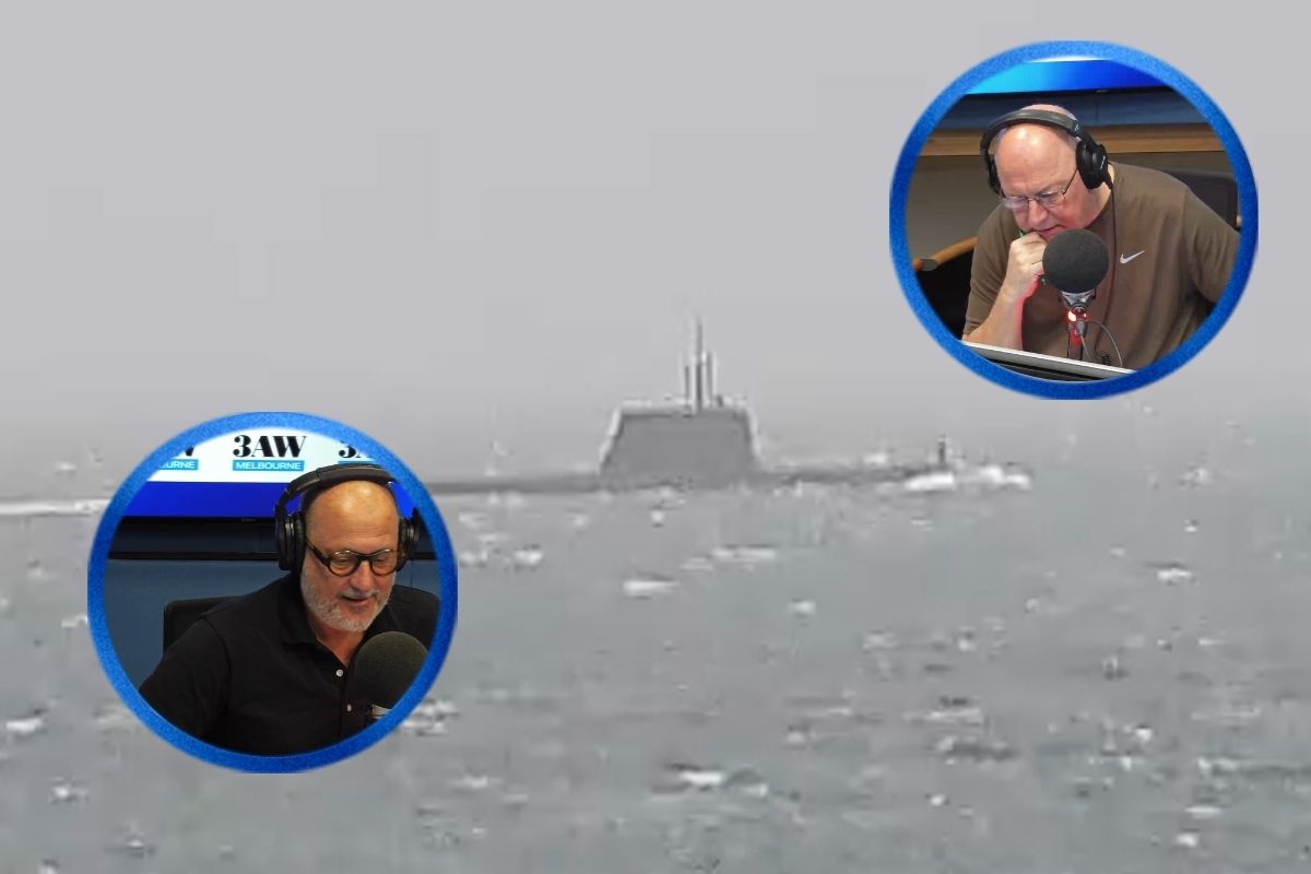 Article image for ‘It’s unbelievable’: Ross reacts to Russ’s footage of mystery submarine entering Australian shores