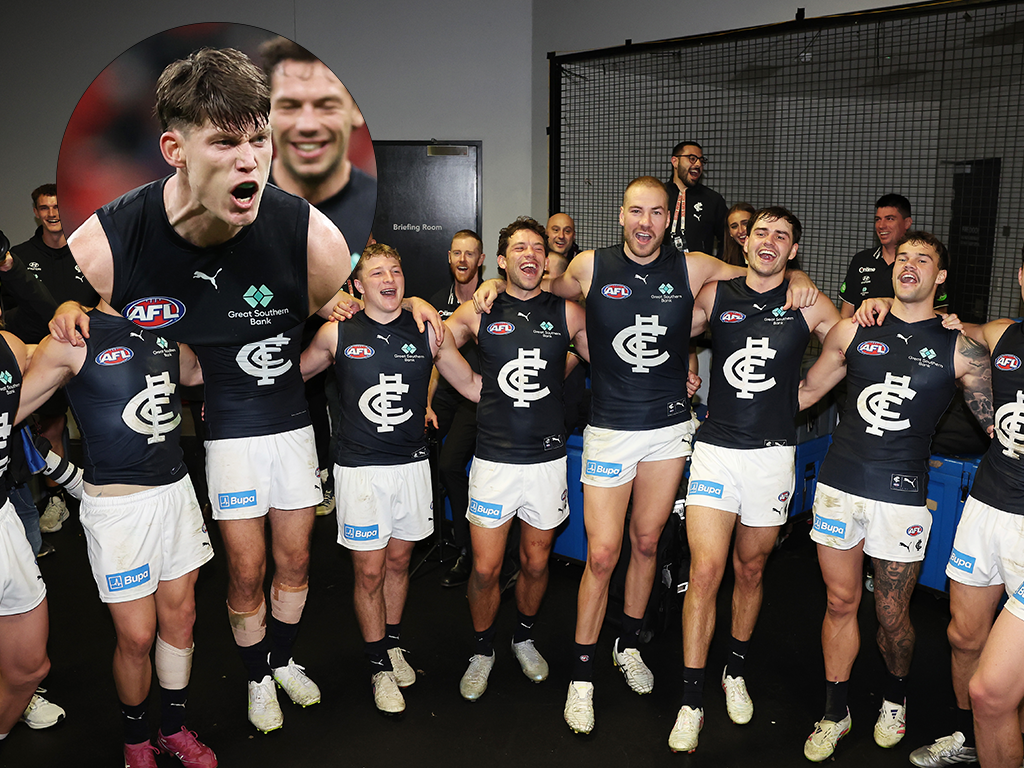 Article image for Sam Walsh reveals new Carlton tradition after fifth win in a row
