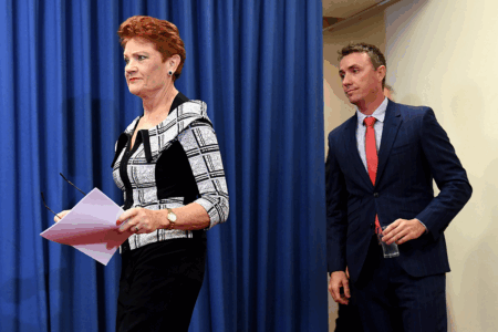 Pauline Hanson’s chief of staff labels One Nation protesters ‘filth’ ahead of campaign fundraiser
