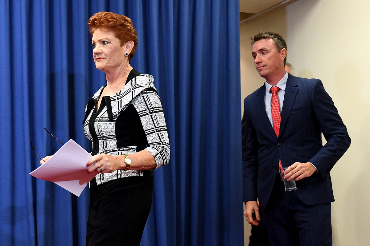 Article image for Pauline Hanson’s chief of staff labels One Nation protesters ‘filth’ ahead of campaign fundraiser