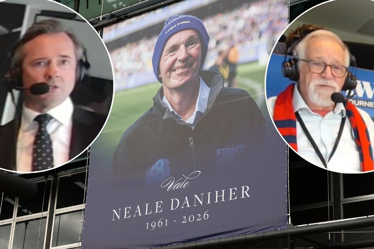 Article image for Hamish McLachlan and Neil Mitchell pay tribute to Neale Daniher at state funeral