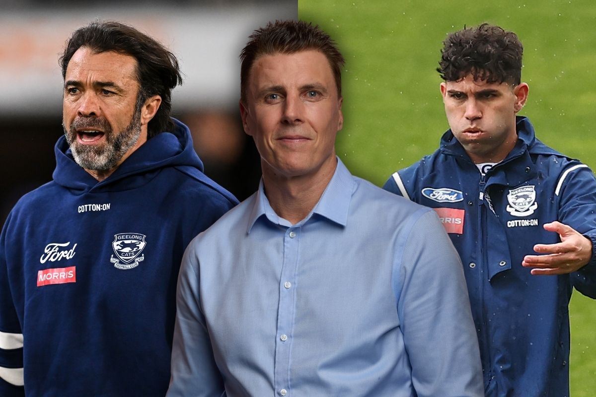 Article image for Matthew Lloyd reacts to Chris Scott’s comments about Tyson Stengle
