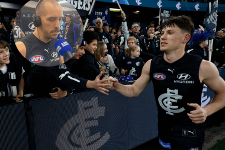 ‘We’re pretty vulnerable too’ Evans keeps lid on Blues finals chances