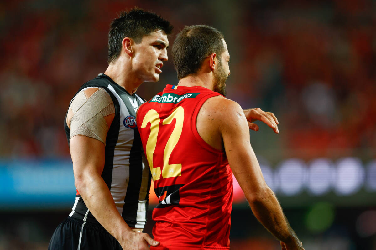 Article image for ‘Dog act’: Tony Shaw SLAMS Ben Long’s bump on Brayden Maynard