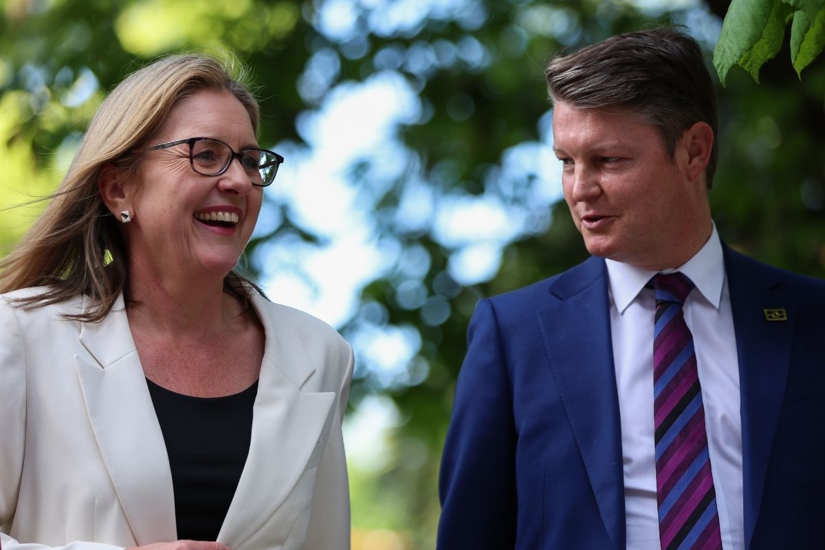 Article image for ‘Knot of problems’: Education spokeswoman takes aim at Ben Carroll and Jacinta Allan