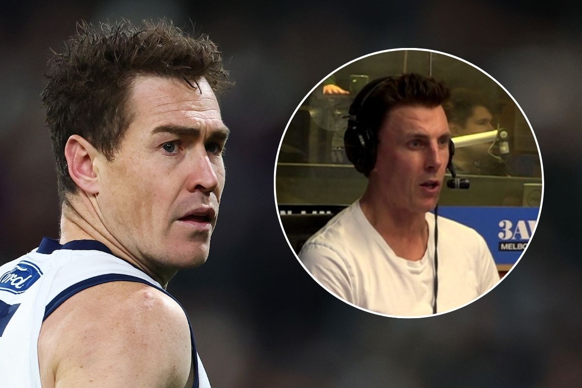 Article image for ‘You’ve just got to cop it’: Matthew Lloyd goes BANG on Jeremy Cameron