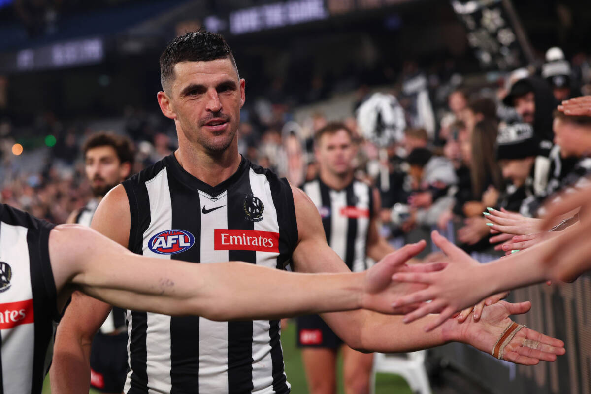 Article image for Collingwood president’s STRONG view on Scott Pendlebury’s future