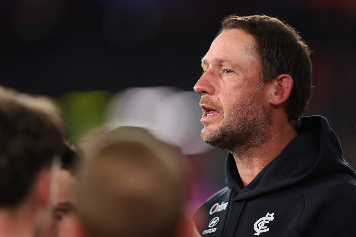 Article image for Matthew Richardson says Blues ‘have to appoint’ Josh Fraser