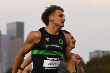Aspiring Olympic sprinter chases down man after alleged stabbing in Frankston