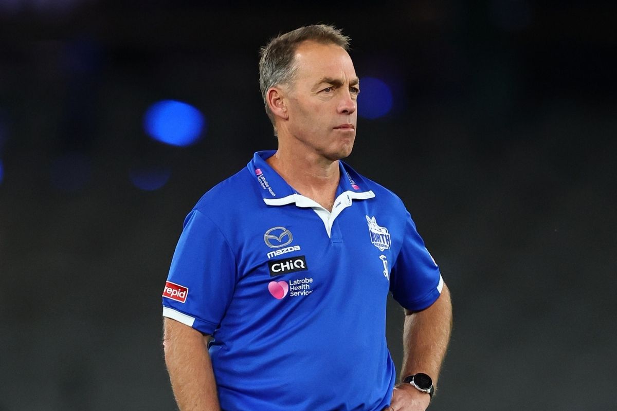 Article image for Kangaroos premiership player reacts to big Alastair Clarkson news