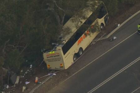 ‘Really horrible’: Serious bus/car crash in Yarra Ranges