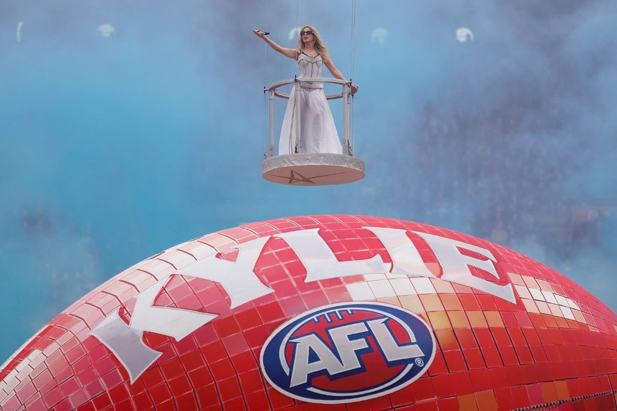 Article image for Our reaction to Kylie Minogue’s performance at the AFL Grand Final