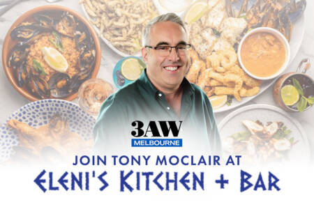 Join Tony Moclair at Eleni’s Kitchen + Bar
